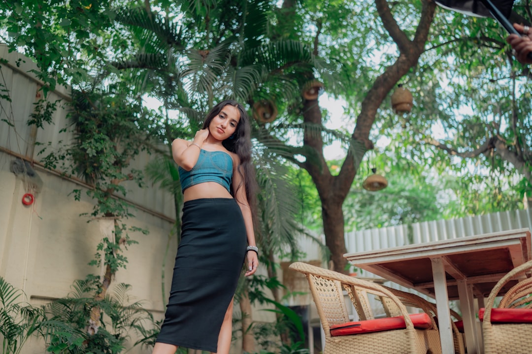 Photo long skirt